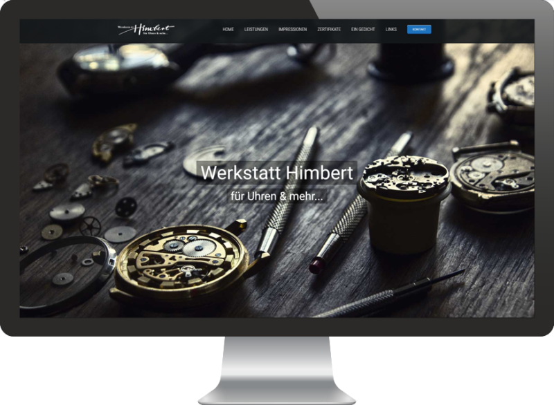 21-01_Himbert-Uhrmacher-Webdesign Webdesign mit WordPress von SPIRIT MARKETING