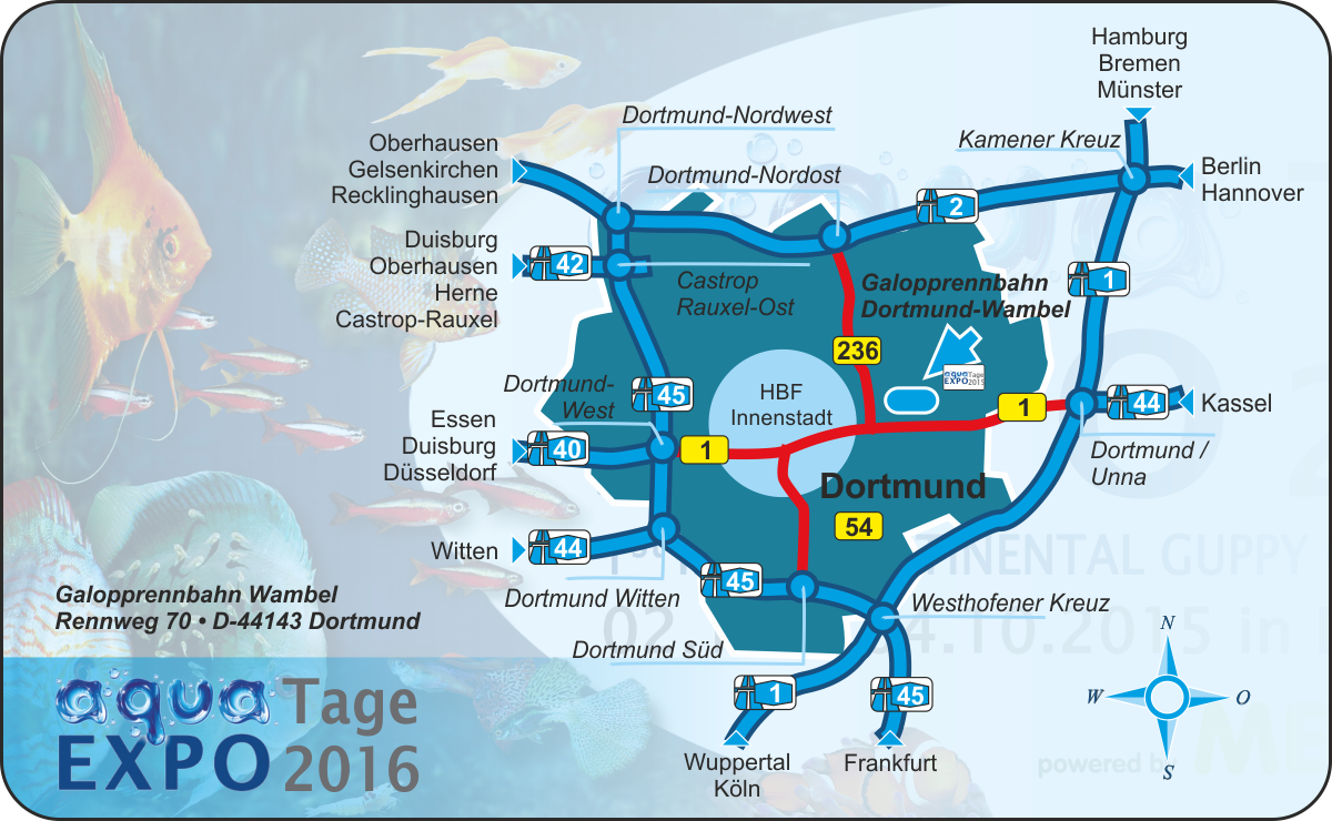 SPIRIT MARKETING - Anfahrt aqua-EXPO-Tage
