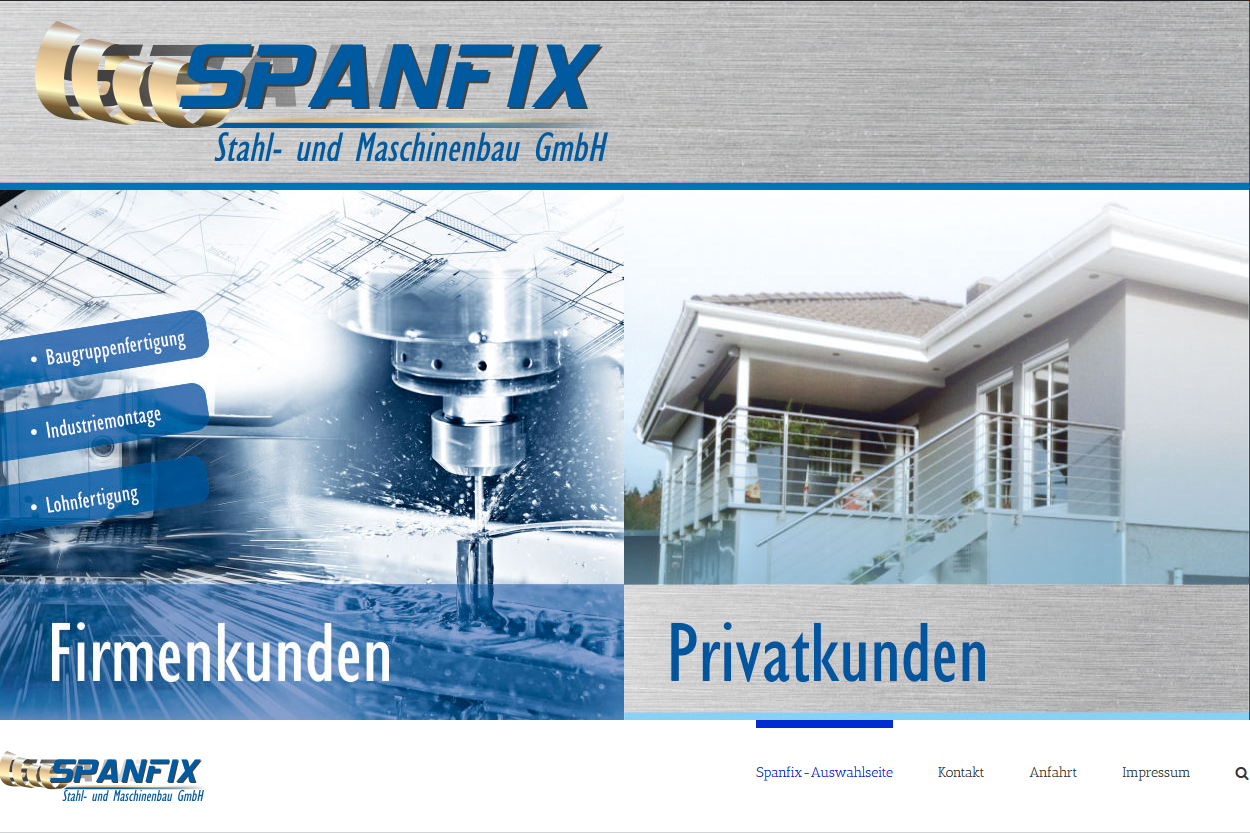 SPANFIX Stahl- und Maschinenbau GmbH SPANFIX Stahl- und Maschinenbau GmbH Auswahlseite